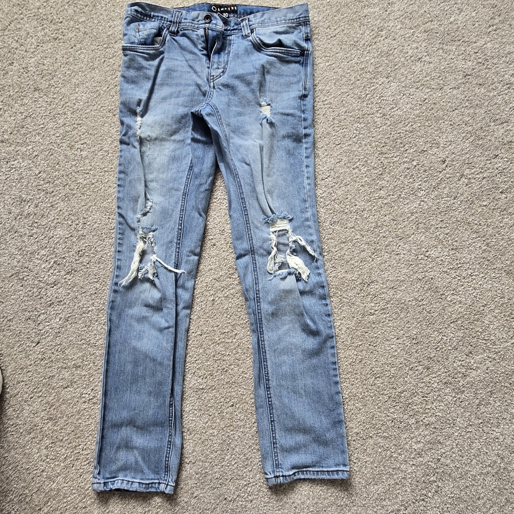 Men's Empyre Distressed Jeans Size 30 Skinny